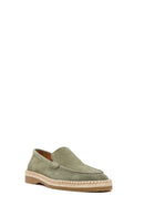Men's Green Suede Leather Casual Loafer | Derimod