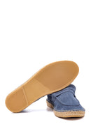 Men's Leather Suede Espadrilles | Derimod