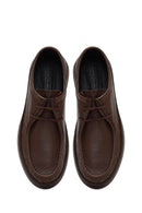Male Brown Lace-up Leather Casual Shoes | Derimod