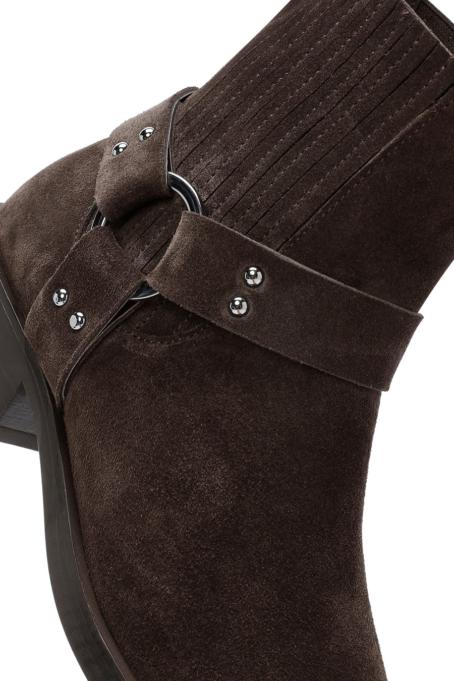Women's Brown Suede Leather Cowboy Boots