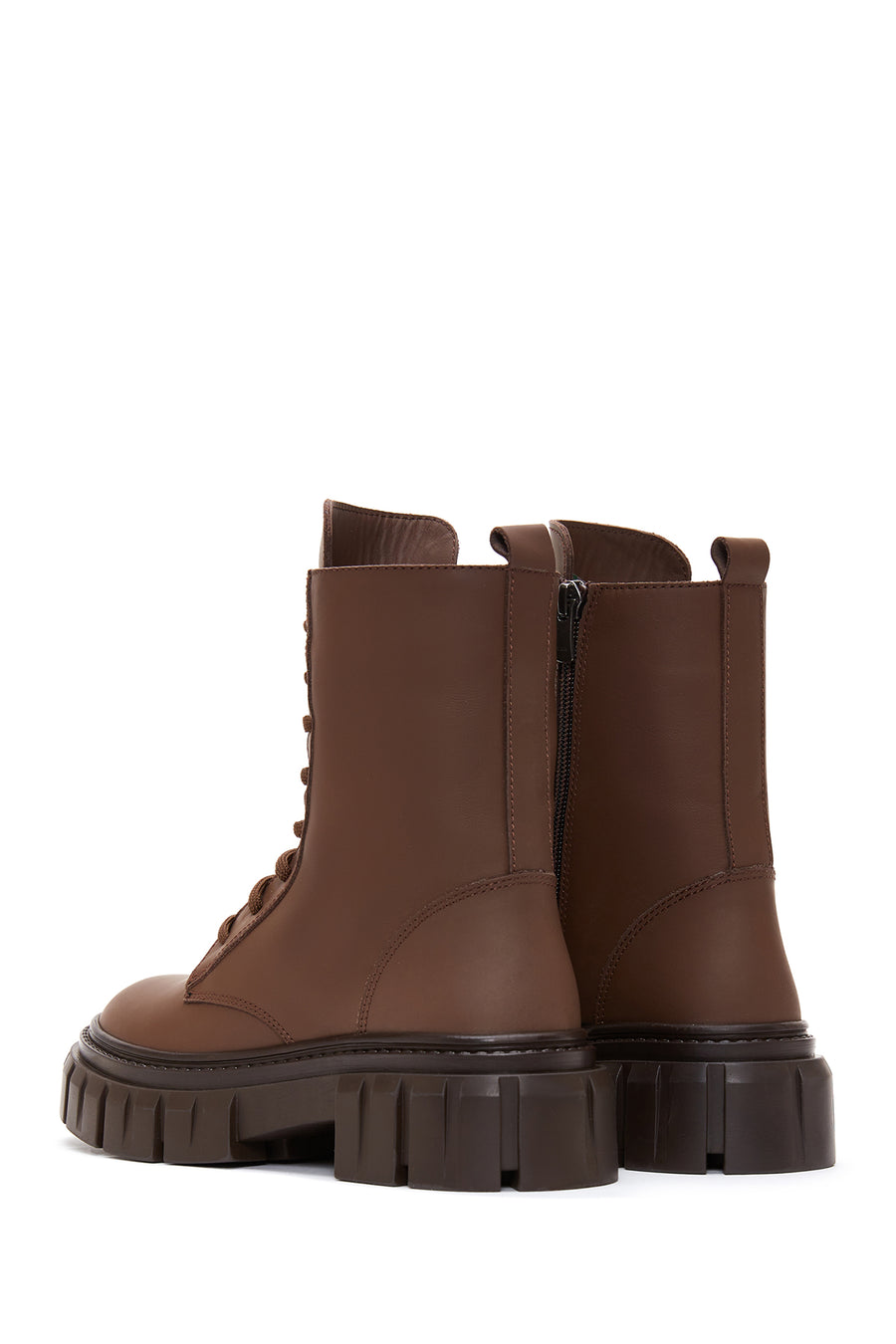 Women's Brown Boot Leather Boots