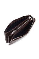 Men's Brown Leather Handbag | Derimod
