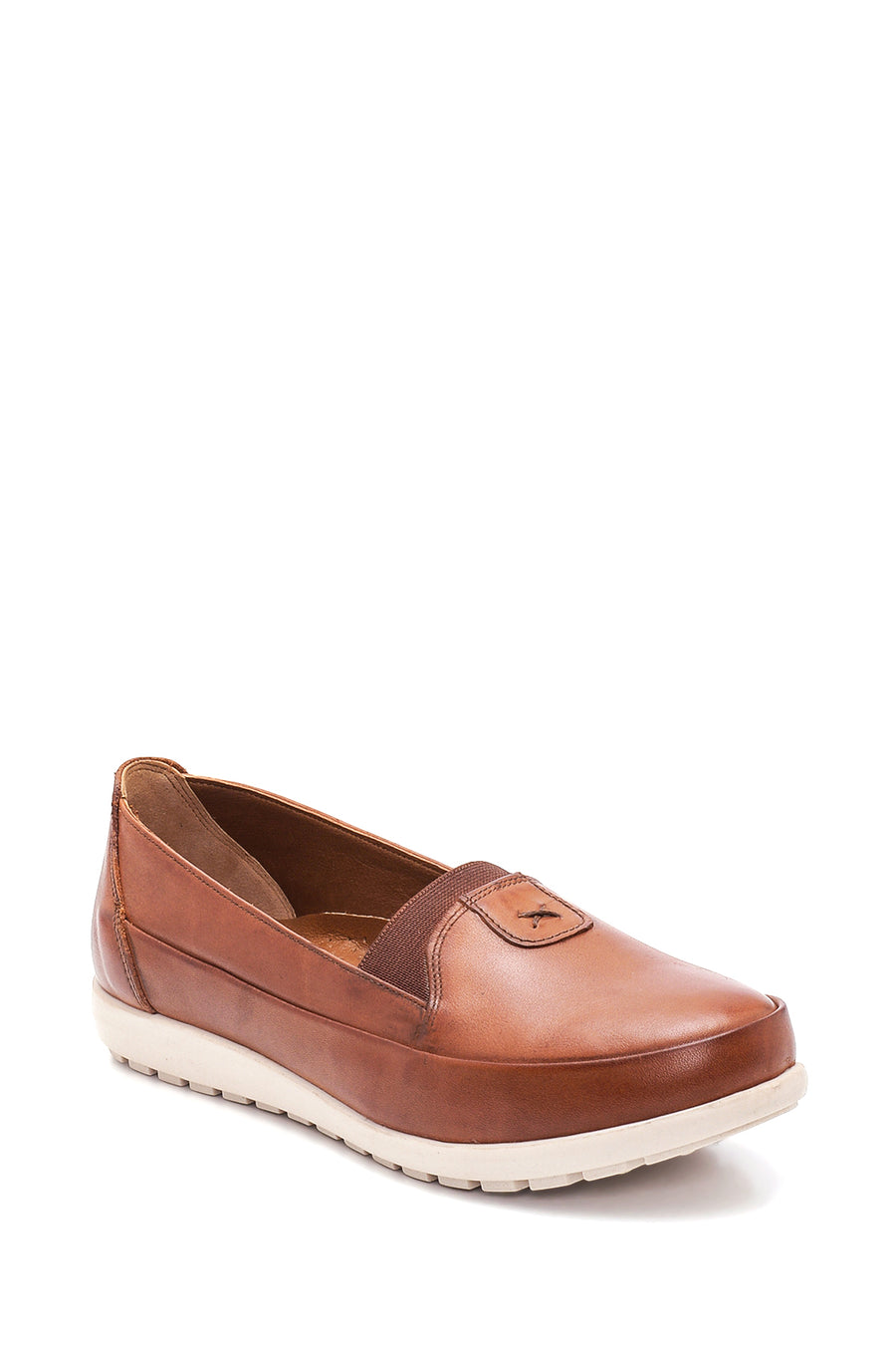 Women's Tan Leather Comfort Loafer