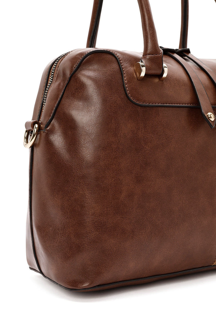 Women's Brown Long Strap Shoulder Bag
