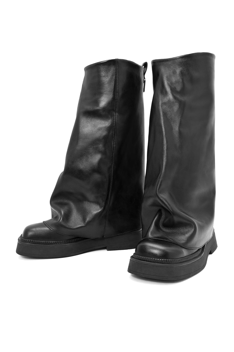 Women's Black Leather Boots