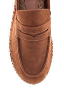Men's Leather Suede Espadrilles | Derimod