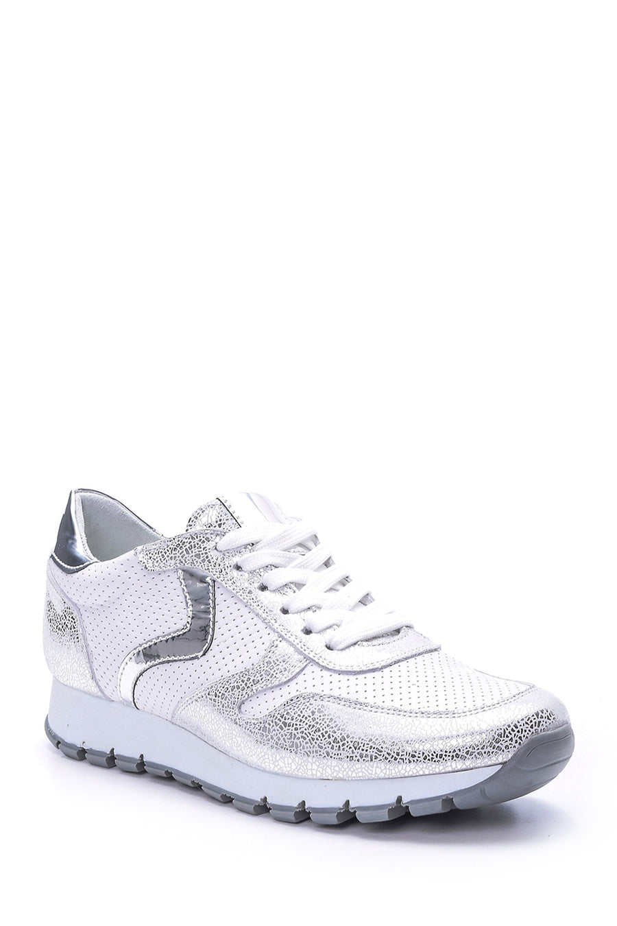 Kadın Gümüş Detaylı Sneaker