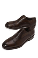 Male Brown Lace-up Leather Casual Shoes | Derimod