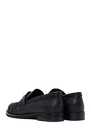 Kadın Siyah Deri Maskülen Loafer | Derimod