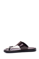 Men's Leather Flip Flops | Derimod