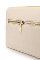 Woman Cream Printed Long-Strap Crossbody Bag | Derimod
