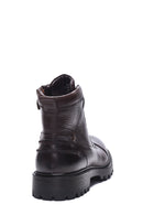 Men's Leather Zippered Boots | Derimod