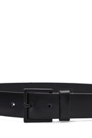 Men's Black Leather Belt | Derimod