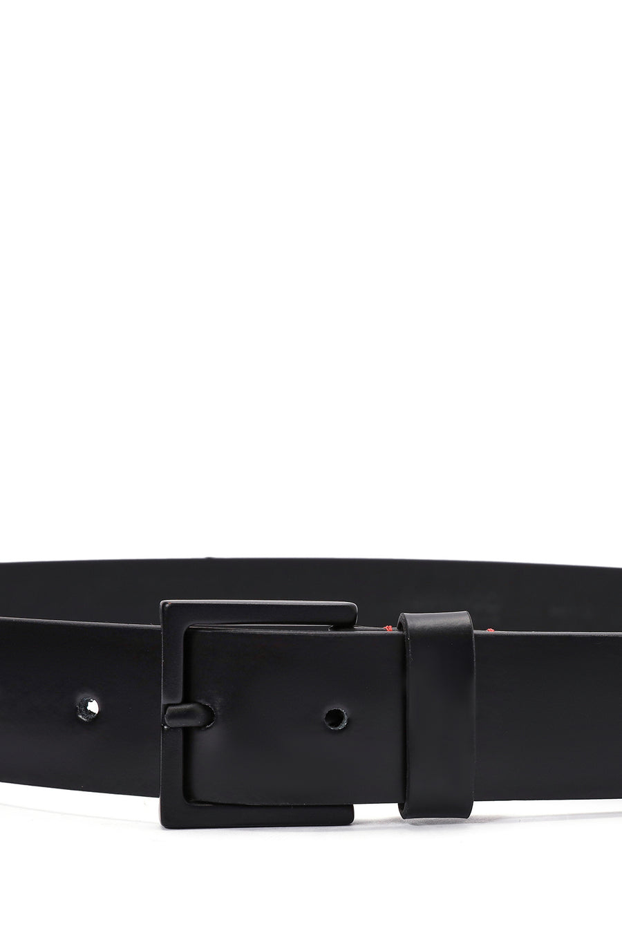 Men's Black Leather Belt
