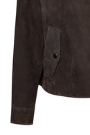 Sandiego Woman Brown Oversize Suede Jacket | Derimod