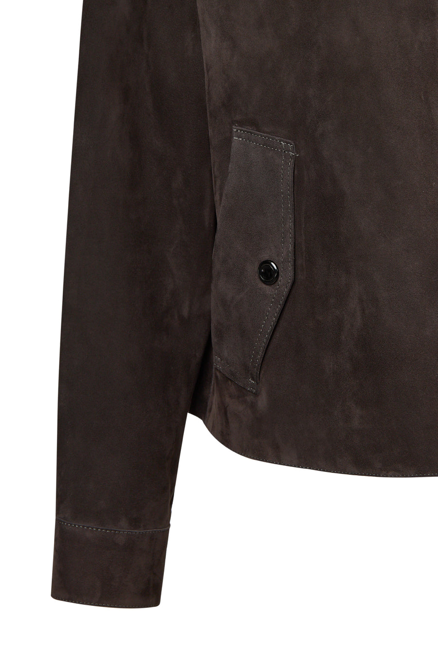 Sandiego Woman Brown Oversize Suede Jacket
