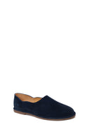Erkek Lacivert Süet Deri Loafer | Derimod