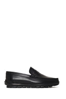 Erkek Siyah Deri Casual Loafer | Derimod