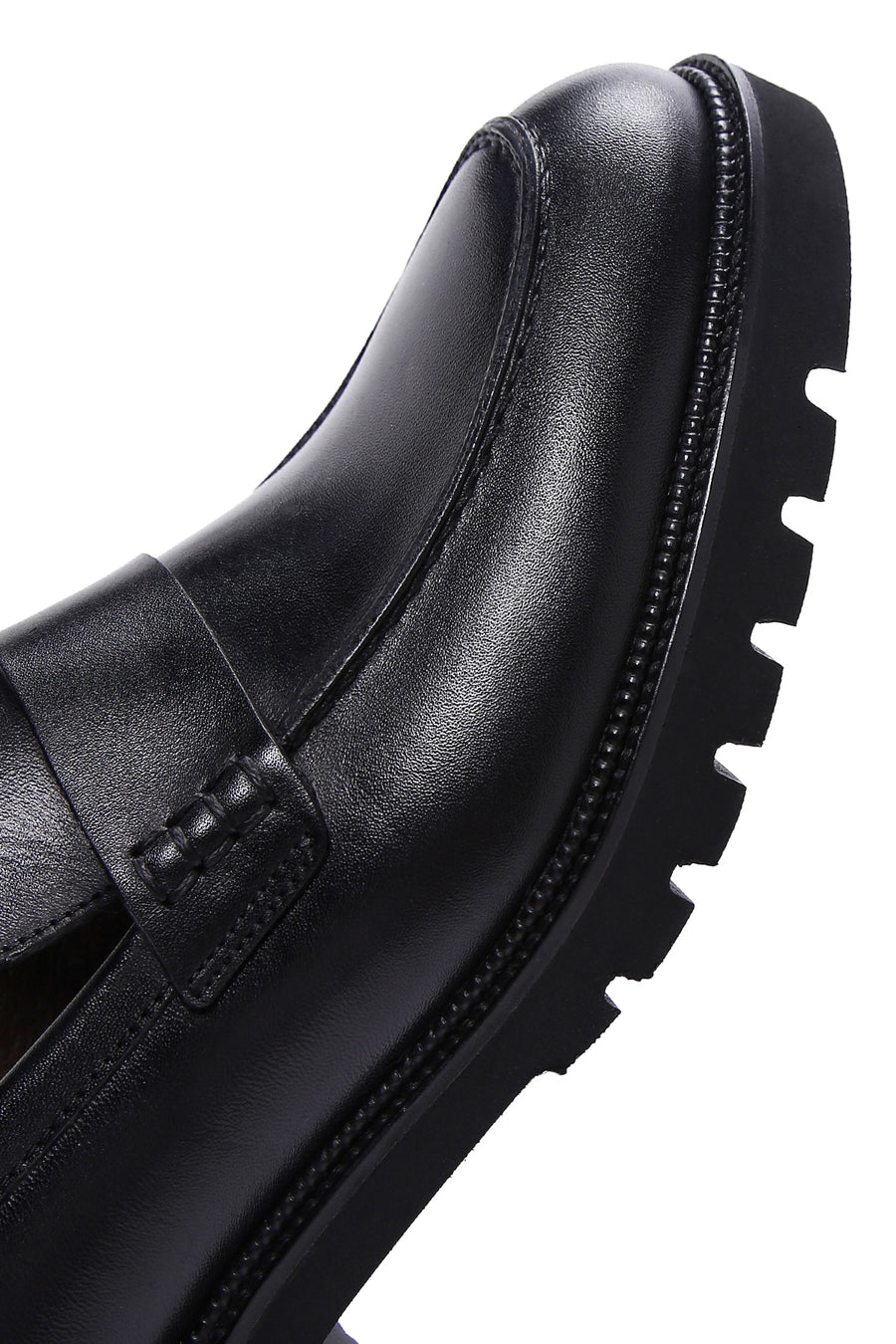Erkek Siyah Deri Casual Loafer