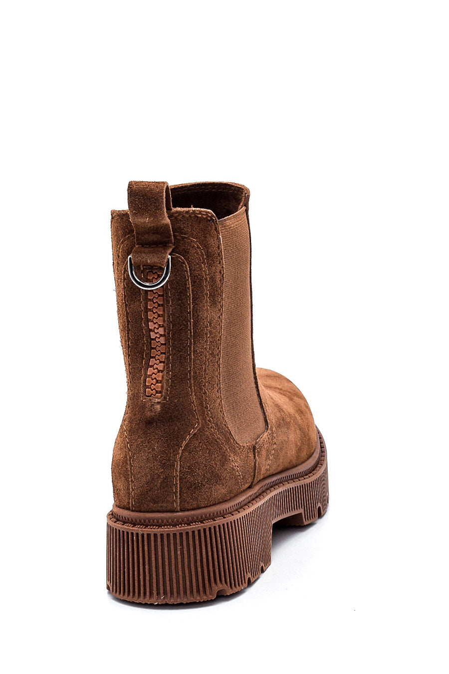 Women's Leather Suede Chelsea Boots