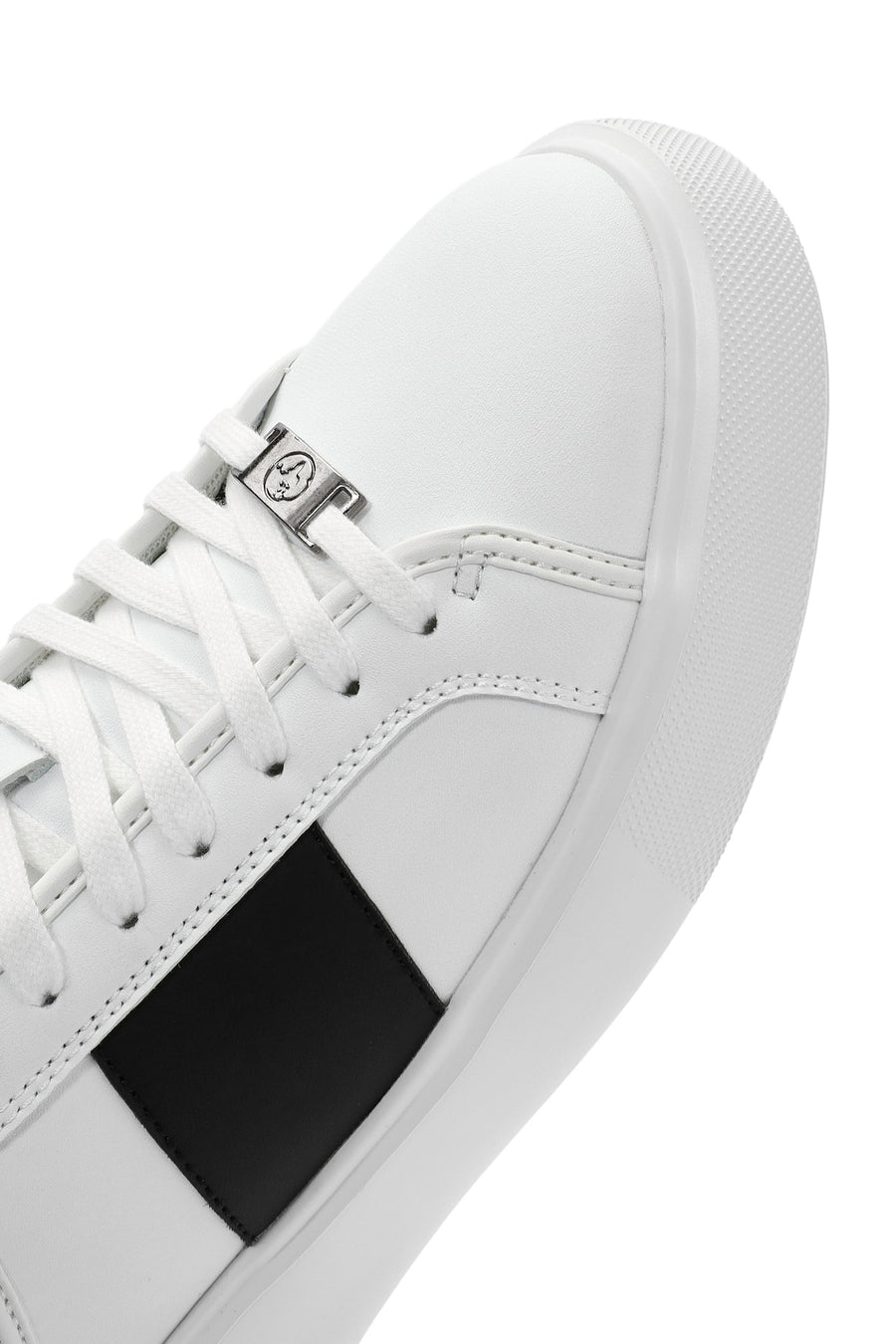 ACBC x Derimod Men's White Lace-Up Sneakers