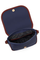 Woman Navy Long-Strap Crossbody Bag | Derimod