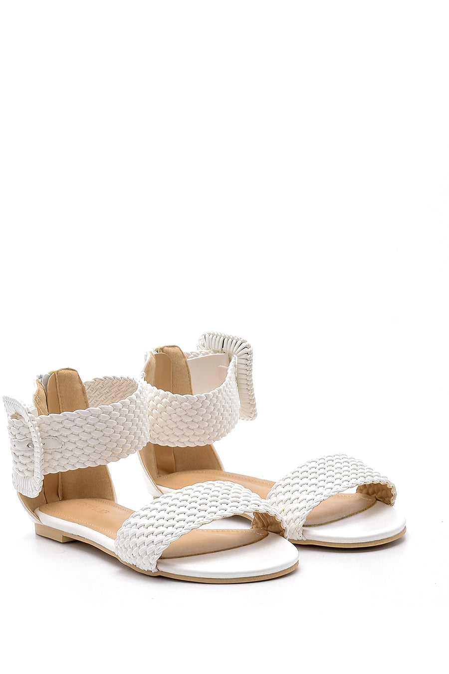 Women's Buckle Detailed Sandals