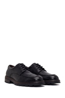 Male Black Lace-up Leather Casual Shoes | Derimod