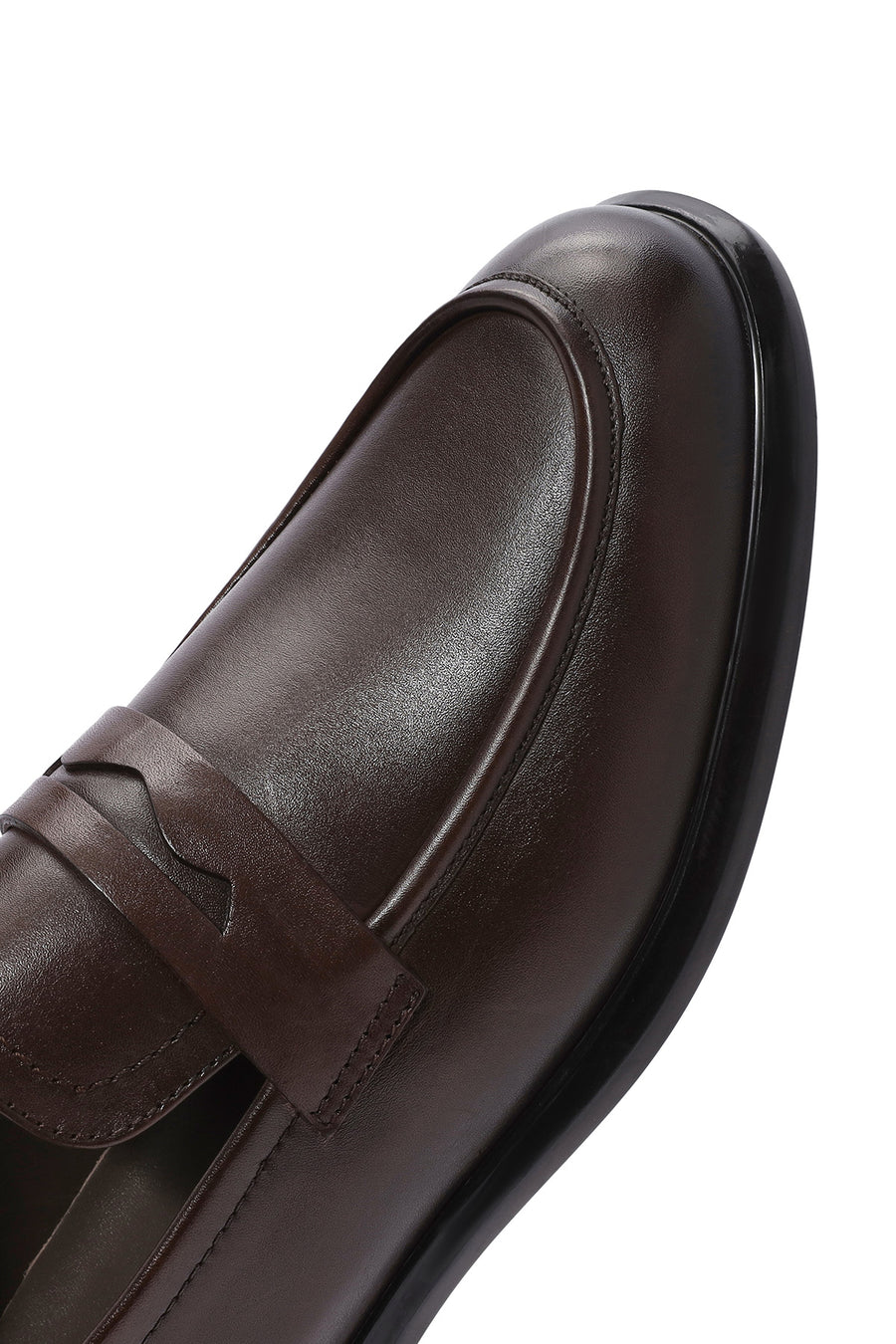Erkek Kahverengi Deri Casual Loafer