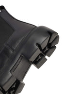 Men's Black Leather Chelsea Boot | Derimod