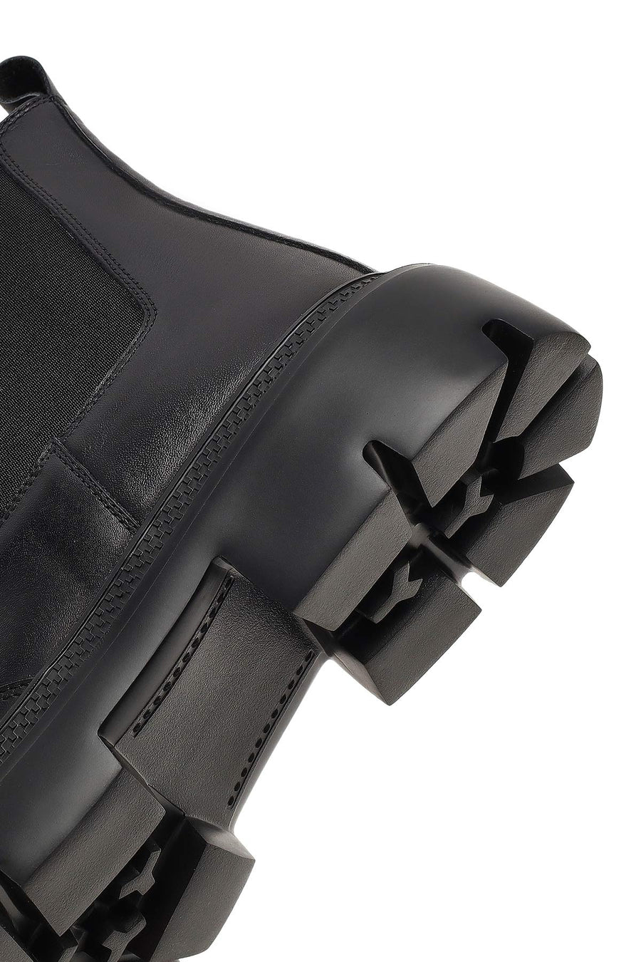 Men's Black Leather Chelsea Boot