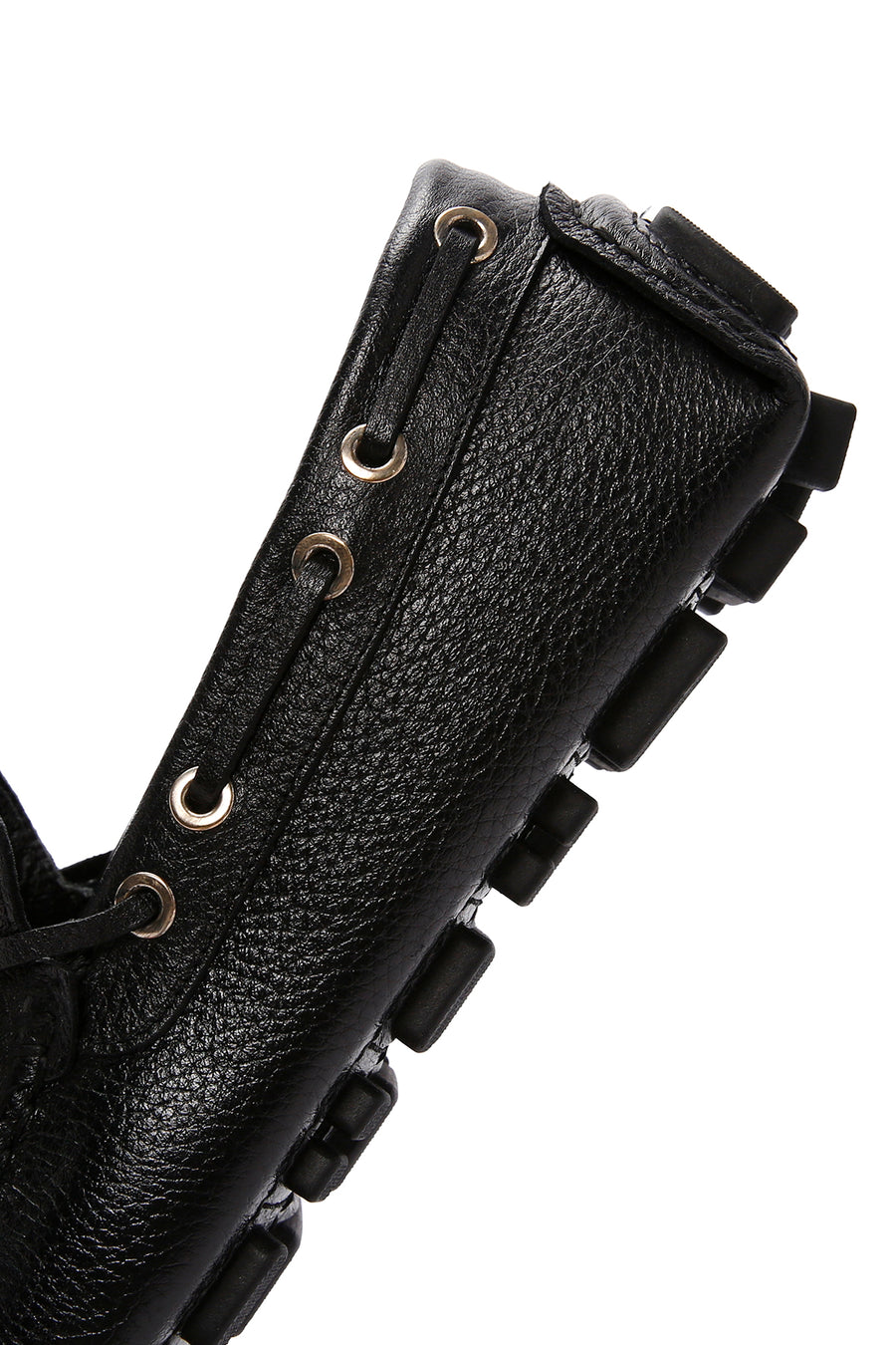 Men's Black Leather Comfort Loafer