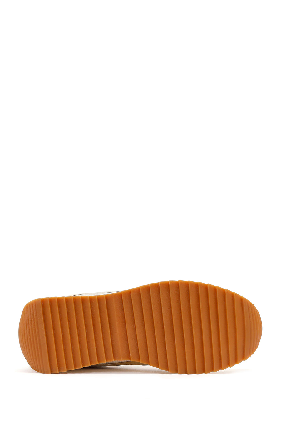Kadın Bej Bağcıklı Sneaker