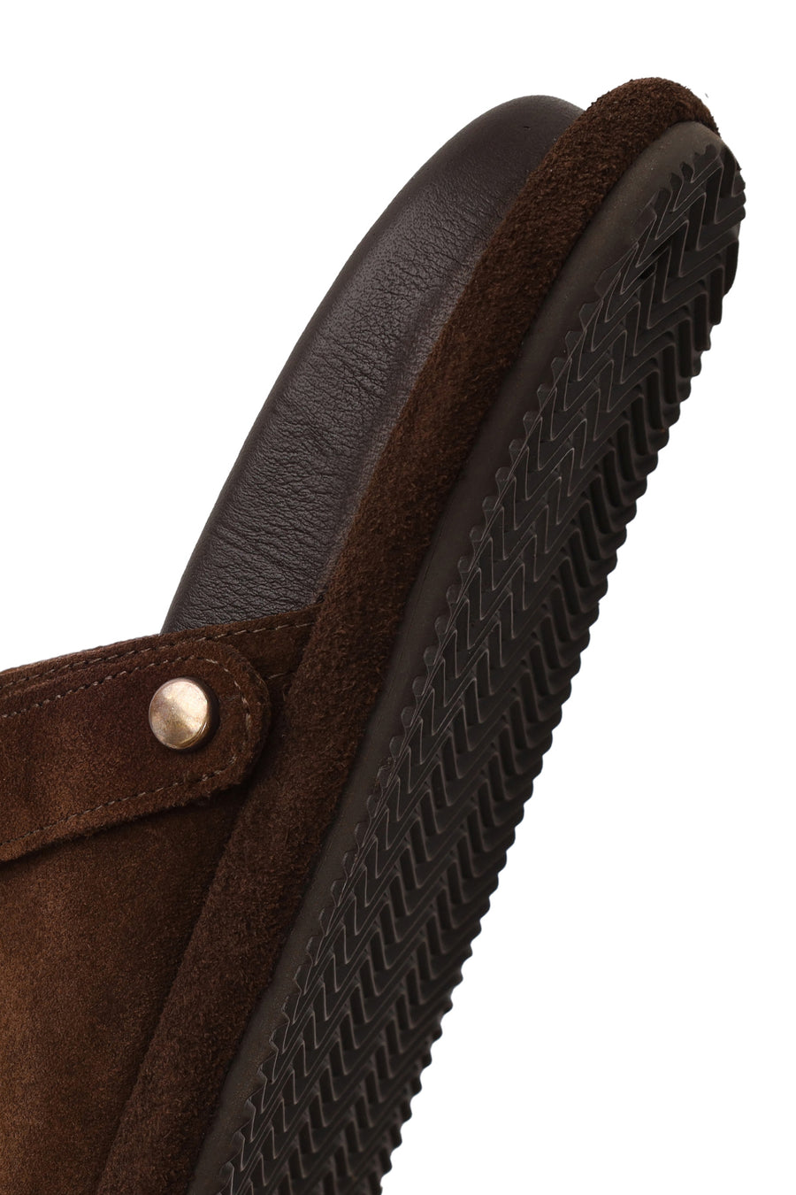 Woman Brown Suede Mule Slipper