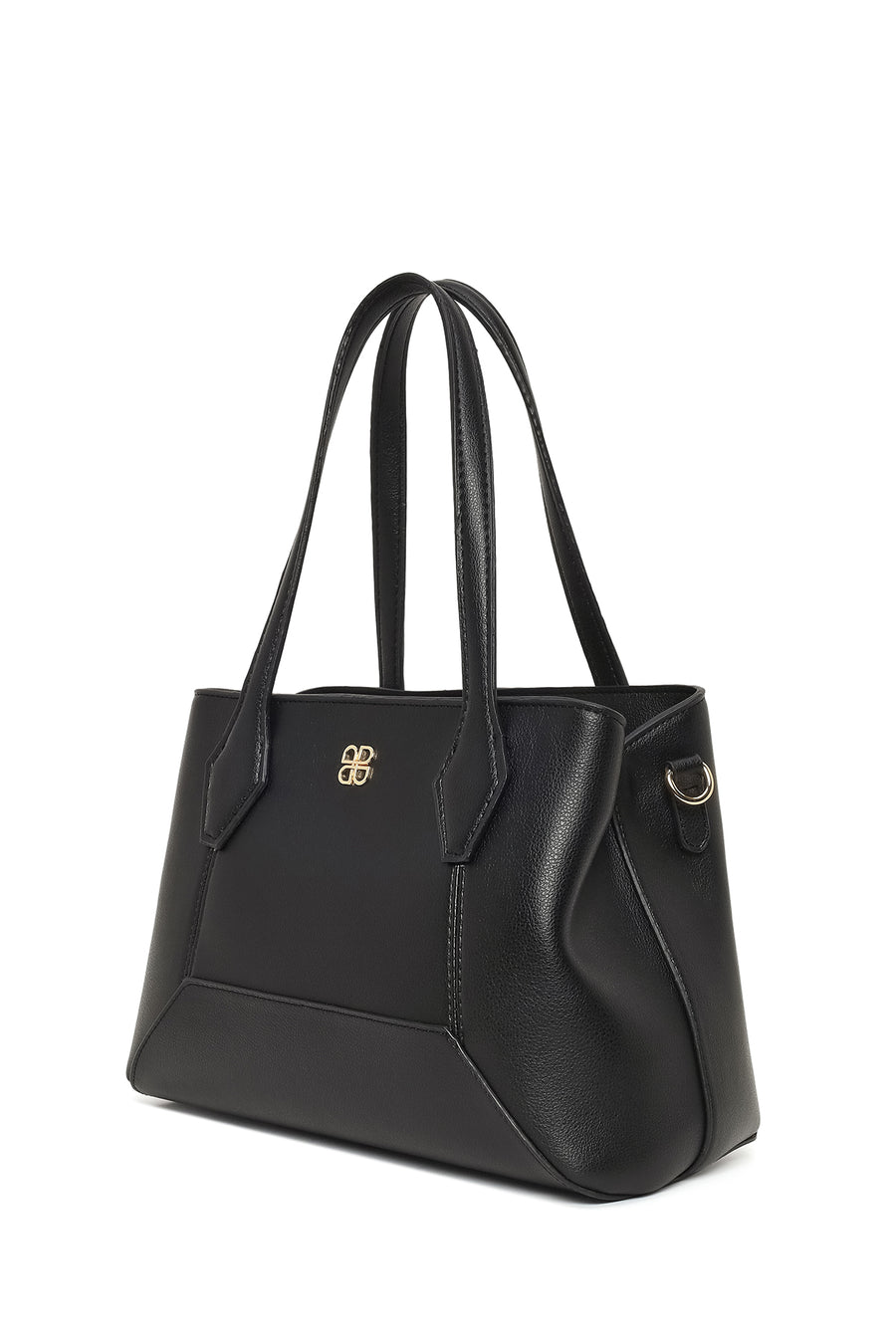 Women's Black Long Strap Classic Shoulder Bag