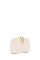 Women's Cream Long Chain Strap Clutch Bag | Derimod