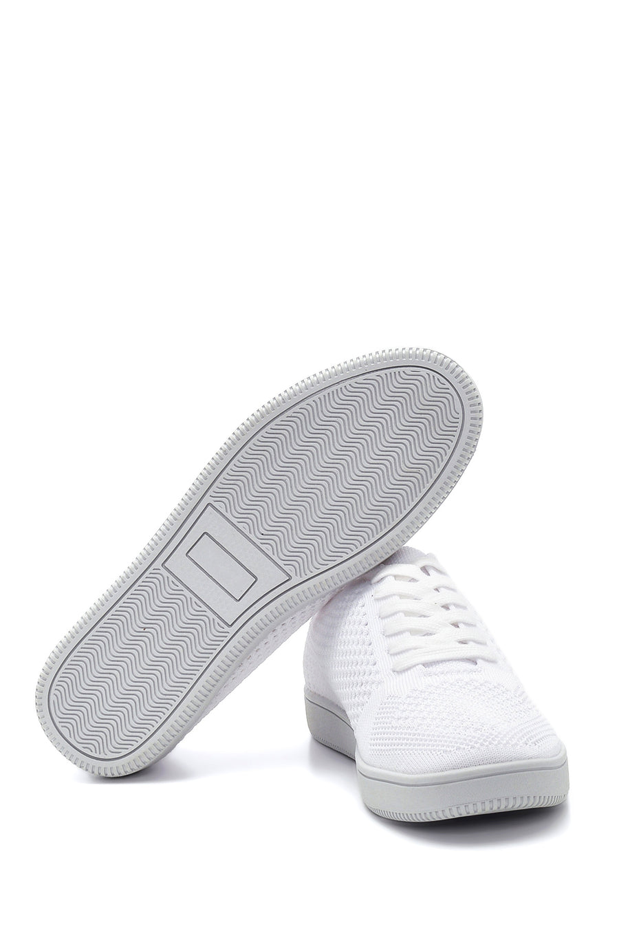 Kadın Beyaz Baskılı Sneaker