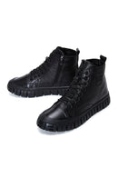 Men's Black Leather Boots | Derimod