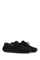 Erkek Siyah Süet Deri Loafer | Derimod