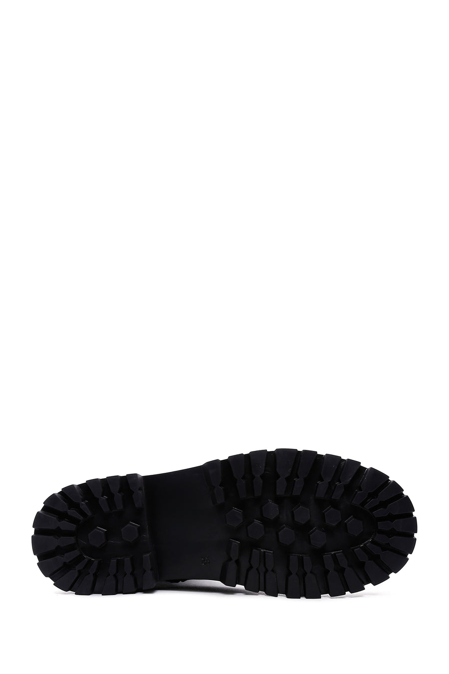 Women's Black Thick Soled Zippered Boots