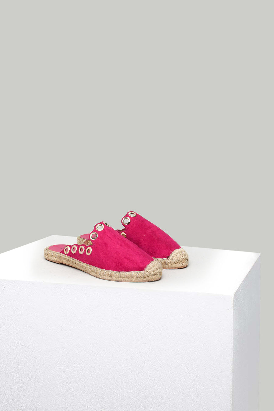 Pembe Kadın Espadril Terlik