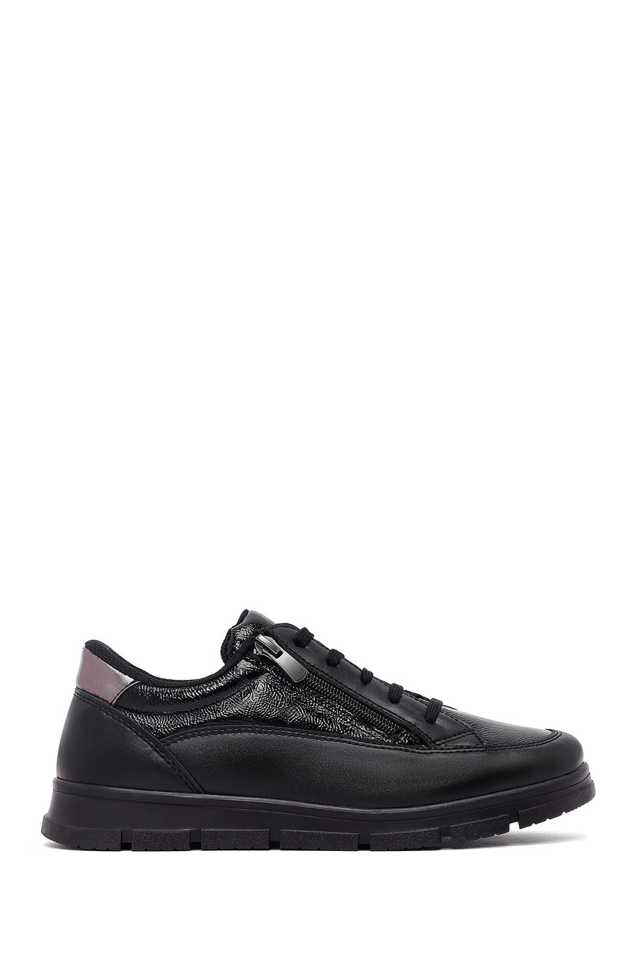 Kadın Siyah Bağcıklı Sneaker AF24000014SK | Derimod