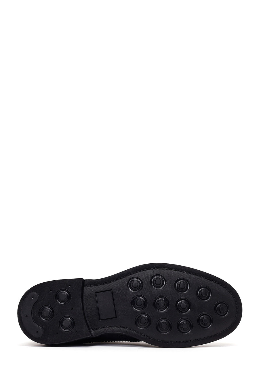 Male Black Lace-up Leather Casual Shoes