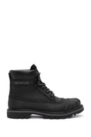 Caterpillar Men's Black Colorado Galosh WP Lace-Up Leather Combat Boots | Derimod