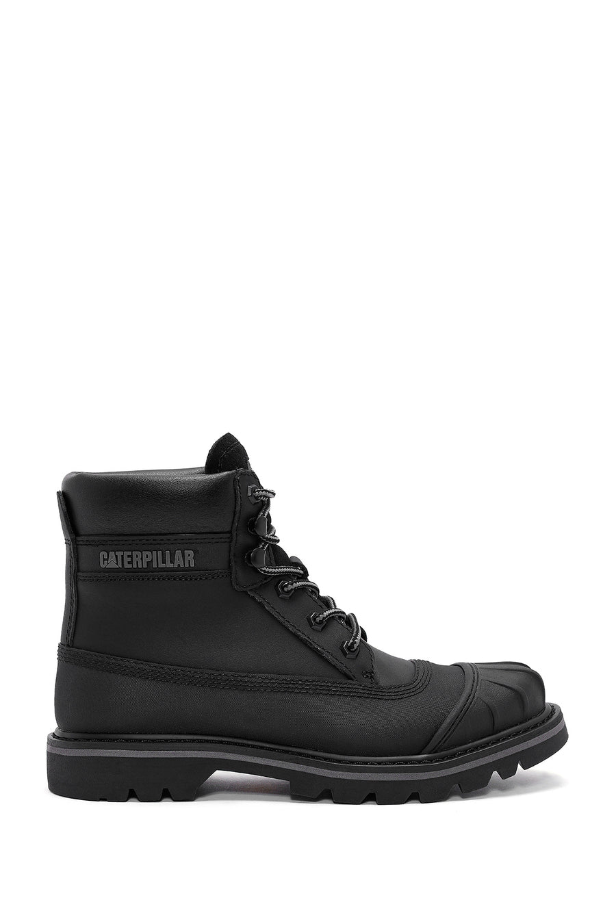 Caterpillar Men's Black Colorado Galosh WP Lace-Up Leather Combat Boots 013M101207 | Derimod
