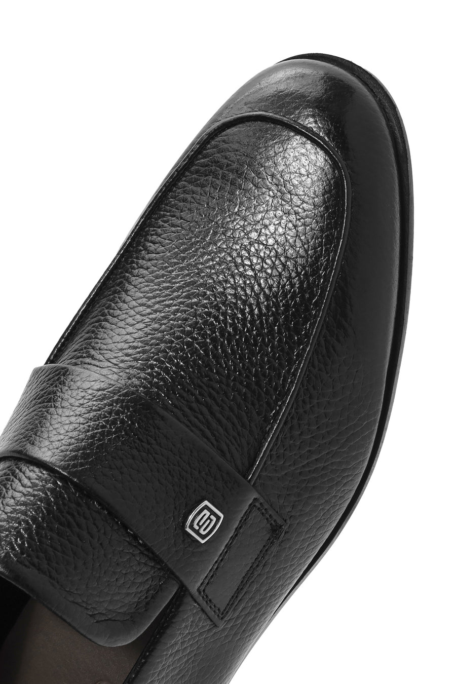 Erkek Siyah Deri Casual Loafer