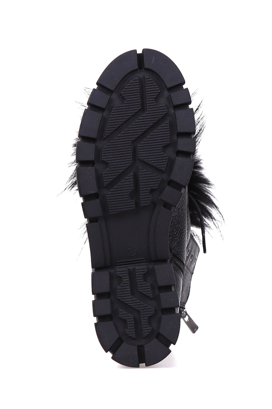 Women's Hairy Leather Boots