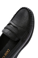 Kadın Siyah Dolgu Topuklu Loafer | Derimod