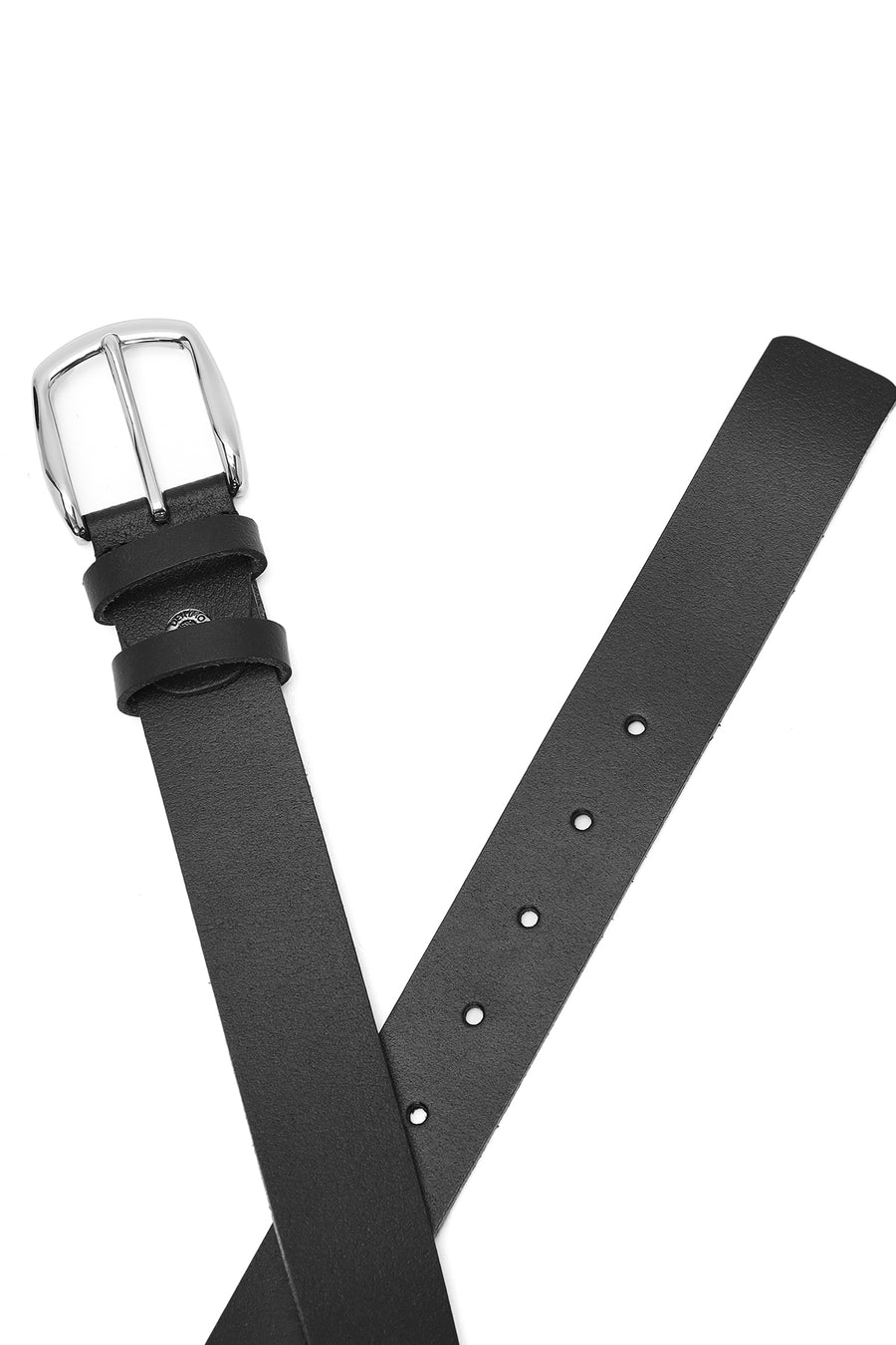 Men's Black Leather Belt