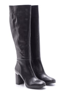 Women's Heeled Leather Boots | Derimod